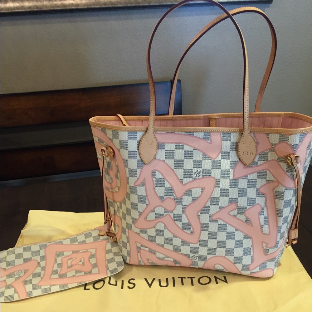 Loui Vuitton Neverfull Tahitienne Bag